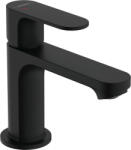 Hansgrohe Rebris S, mosdócsaptelep 80 fémhulladék készlettel húzóval, CoolStart, fekete matt, 72584670 (HAN-72584670)