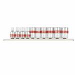 MTX Dugókulcs készlet 1/4" hatlapfejű 4- 13mm bi Hexagonal 10 db (135949)