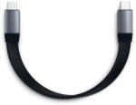 Satechi - 2. generációs lapos USB-C kábel (0.21m) -asztroszürke (ST-TCCFC)