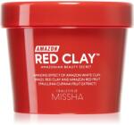 Missha Amazon Red Clay masca de curatare pentru reducerea sebumului si minimalizarea porilor cu argila 110 ml Masca de fata