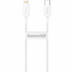 Baseus Cablu Date/Incarcare Baseus USB-C - Lightning Superior Series 20W 1m Alb