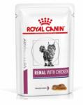 Royal Canin Renal Feline cu pui 48 x 85 g hrana umeda dietetica pentru pisici cu insuficienta renala cronica
