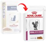 Royal Canin Renal Feline hrana umeda dietetica pentru pisici cu insuficienta renala cronica, cu pui 24 x 85 g