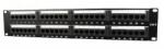 Gembird NPP-C624-002 19'' 24-portos 1U Cat6 patch panel (NPP-C624-002)