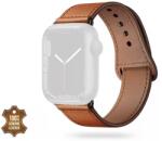 Tech-protect Leatherfit Apple Watch valódi bőr óraszíj 42/44/45/49 mm barna (TP713716)