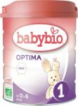 BabyBio Lapte praf bio 0-6 luni Optima 1, 800g, BabyBio