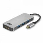 ACT USB-C - HDMI 4K HUB és átalakító adapter (AC7024)