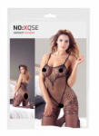 NO: XQSE - csipkés, fekete necc overál (S-L) (25507681101) - szexshop
