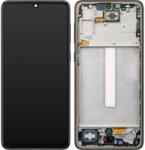 Samsung Galaxy SM-A336B A33 5G kompatibilis LCD kijelző, Király fekete (GH82-28143A)