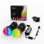 Twinkly strings - Karácsonyfa okosizzó - Fényfüzér - 400 db LED - 32 m - RGBW + fehérszín - Programozható (TWS400SPP_BEU)