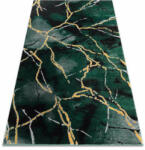 Glamour EMERALD szőnyeg 1018 glamour, elegáns márvány üveg zöld / arany 160x220 cm (AF407)