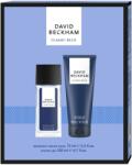 David Beckham Classic Blue deodorant natural spray 75 ml + tusfürdő 200 ml férfi