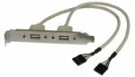 StarTech USB FEMALE SLOT PLATE ADAPTER (USBPLATE) (USBPLATE)