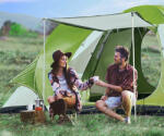 ArcadVille ArcadiVille 4 személyes kemping sátor, zöld (bs0394)