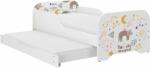  MIKI gyerekágy 160x80cm matraccal és ágyazható ágyneműtartóval benne 140x70 cm matraccal - macsek