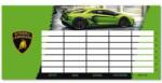 Ars Una Lamborghini zöld alapszínű kétoldalas órarend (50490028) - pepita