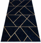 Glamour Kizárólagos EMERALD szőnyeg 1012 glamour, elegáns geometriai sötétkék / arany 200x290 cm (AF686)
