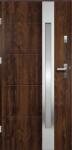 OK Doors Acél Bejárati Kültéri Ajtó Ariadna Homokfúvott Bal Sötétdió 100, 5x207, 5cm
