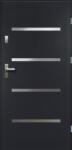 OK Doors Westa Acél Bejárati Kültéri Ajtó, Jobbos, Antracit Színben, 100, 5x207, 5cm