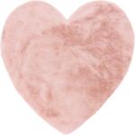 LALEE Luna 859 Gyerekszőnyeg Szív Formájú, Kb. 86x86 Cm, Púder Rózsaszín