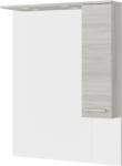 Savini Rubino 85 Tükör Jobb Oldalszekrénnyel 80x104x17, 5cm Led-világítással Világosszürke (4424d)