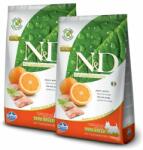 N&D Dog Grain Free Hal&Narancs Adult Mini 2x7kg (8780)