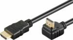 Goobay 61296 HDMI - HDMI 2.0 Derékszögű kábel 2m - Fekete (61296)