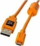 Tether Tools CU5430ORG USB-A - USB Micro-B (apa - apa) kábel 4.6m - Narancssárga (CU5430ORG)