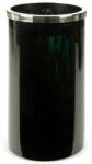 Capri üveg váza Fekete/zöld 19x19x33 cm (HS408217)