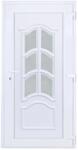 Delta Ipoly jobbos műanyag bejárati ajtó 100x210 cm, fehér, üvegezett