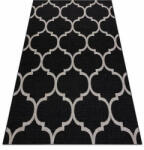 My carpet company kft Fonott sizal floorlux szőnyeg 20608 marokkói rácsos fekete / ezüs (DEV1412)