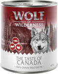 Wolf of Wilderness 6x400g Wolf of Wilderness 'The Taste Of' nedves kutyatáp- Canada