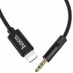 hoco. kábel audio AUX Jack 3, 5mm hogy Lightninng 8-tűs UPA13 fekete (PAT-6957531096375)