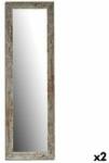 Gift Decor Oglindă de perete Harry Alb Lemn Sticlă 40, 5 x 130, 5 x 1, 5 cm (2 Unități)