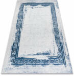 Vintage ANDRE 1213 mosható szőnyeg görög vintage csúszásgátló - fehér / kék 160x220 cm (I059)