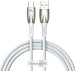 Baseus USB for USB-C Glimmer Series, 100W, 1m (White) (27196) - pcone