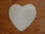  Natúr fa - Fodros szív nagy 19, 5cm (1676)