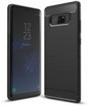 Techsuit Husa pentru Samsung Galaxy Note 8 - Techsuit Carbon Silicone - Black (KF23390) - Technodepo