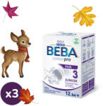 BEBA ExpertPro HA 3 tejalapú anyatej-kiegészítő tápszer 12 hó+ (3x600 g)