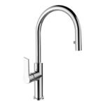 Mereo Mereo, Mosogató csaptelep, Dita, kihúzható zuhanyzóval, króm, MER-CBE20104D (MER-CBE20104D)