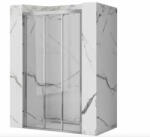 Rea Alex Univerzális tolózuhanyajtó 90x190 cm átlátszó üveggel, króm profilszín REA-K0549 (REA-K0549)