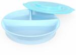  Twistshake Osztott tányér 6+m, Pasztell kék