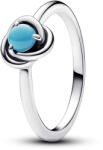 Pandora Türkizkék örökkévalóság ezüst színű gyűrű - 192993C12-48 (192993C12-48)