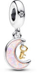 Pandora Moments Kéttónusú kulcs és hold függő charm - 762985C01 (762985C01)