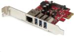 StarTech StarTech. com 3x USB 3.0 + Gigabit Ethernet bővítő kártya PCIe (PEXUSB3S3GE) (PEXUSB3S3GE)