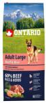 ONTARIO Adult Large Beef & Rice 2 x 12kg