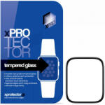 Apple Watch 1-6 (38 mm), Kijelzővédő fólia, ütésálló fólia (az íves részre is! ), Tempered Glass (edzett üveg), Xprotector Tempered Glass Full 3D FG, fekete - pixato