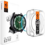 Spigen EZ FIT kijelzővédő üveg 2db (2.5D lekerekített szél, 0.2mm, 9H) ÁTLÁTSZÓ Samsung Galaxy Watch 6 Classic eSIM 47mm (SM-R965), Samsung Galaxy Watch 6 Classic 47mm (SM-R960) (AGL07066)