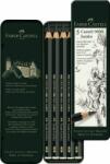  CASTELL 9000 Jumbo ceruzák 5 db -fém doboz (Faber Castel -)