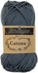 Scheepjes Catona 393 Charcoal - szén szürke pamut fonal